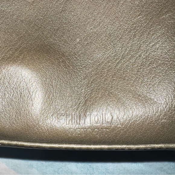 SHINOLA Cass Soft Leather Magnetic Fold Over Crossbody or Shoulder Bag - Picture 3 of 11